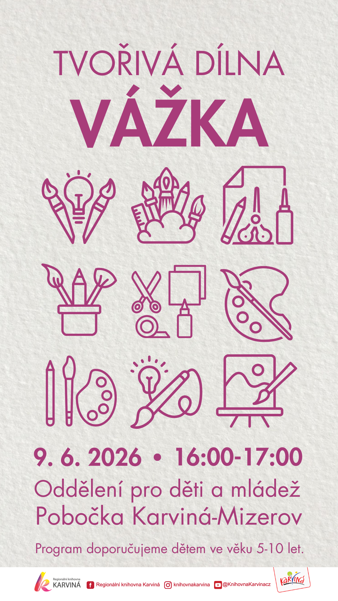 Tvořivá dílna - Vážka